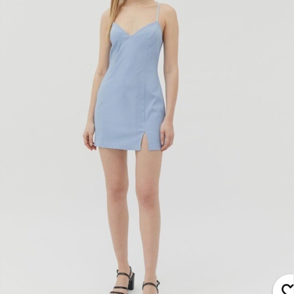 NWT UO Elridge Notched Bodycon Mini Dress